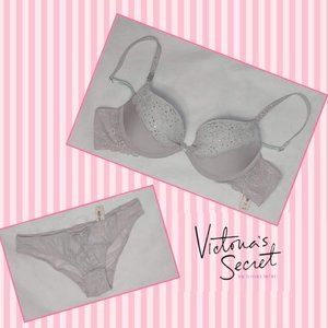 SEXY! NWT Victoria's Secret 34A Bra & Panty Set